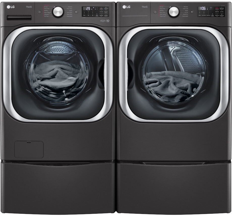 LG Front Load Washer & Dryer Set LGWADREB89001