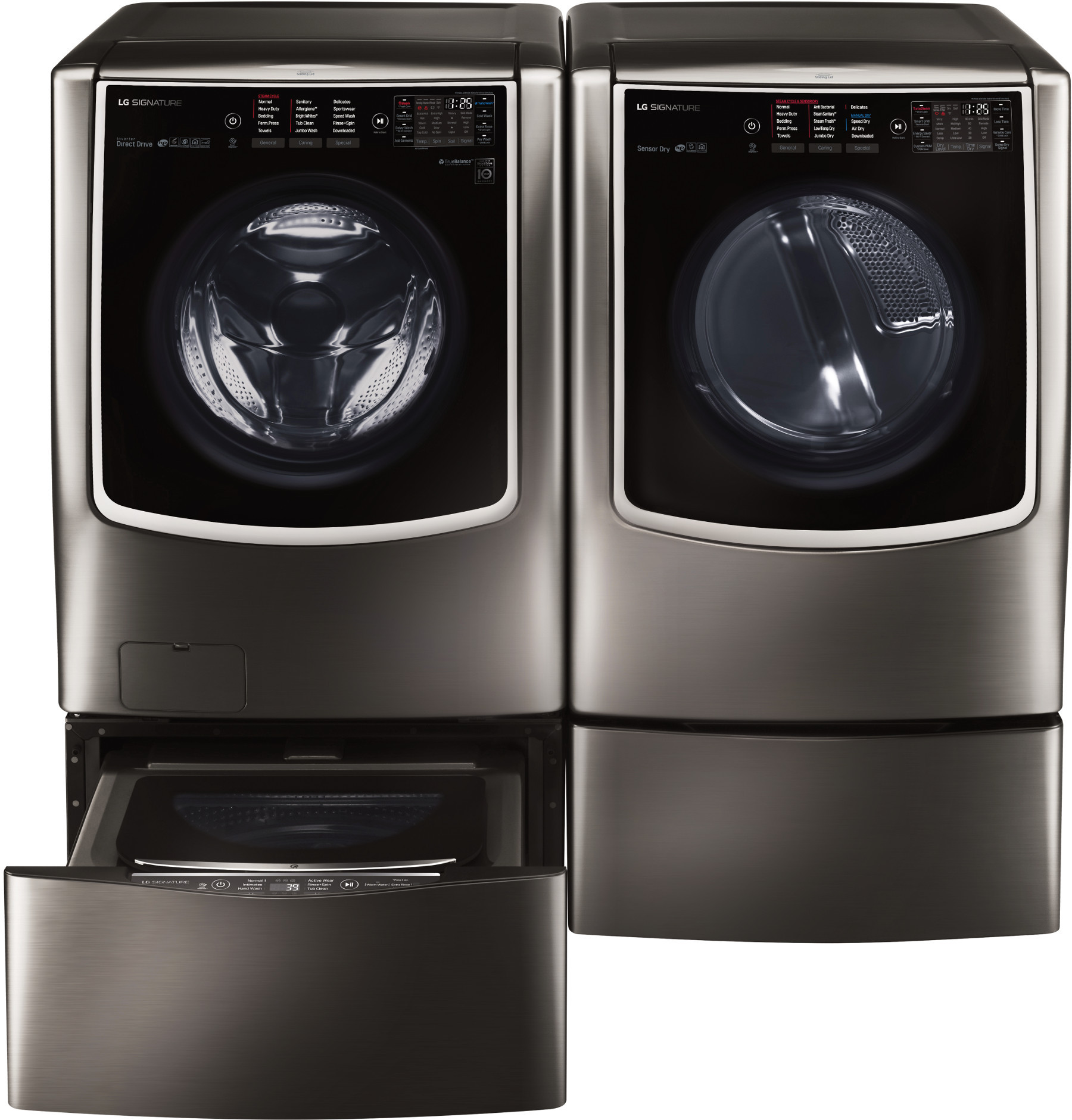 LG Signature TurboWash Front Load Washer & Dryer Set LGWADREBS98