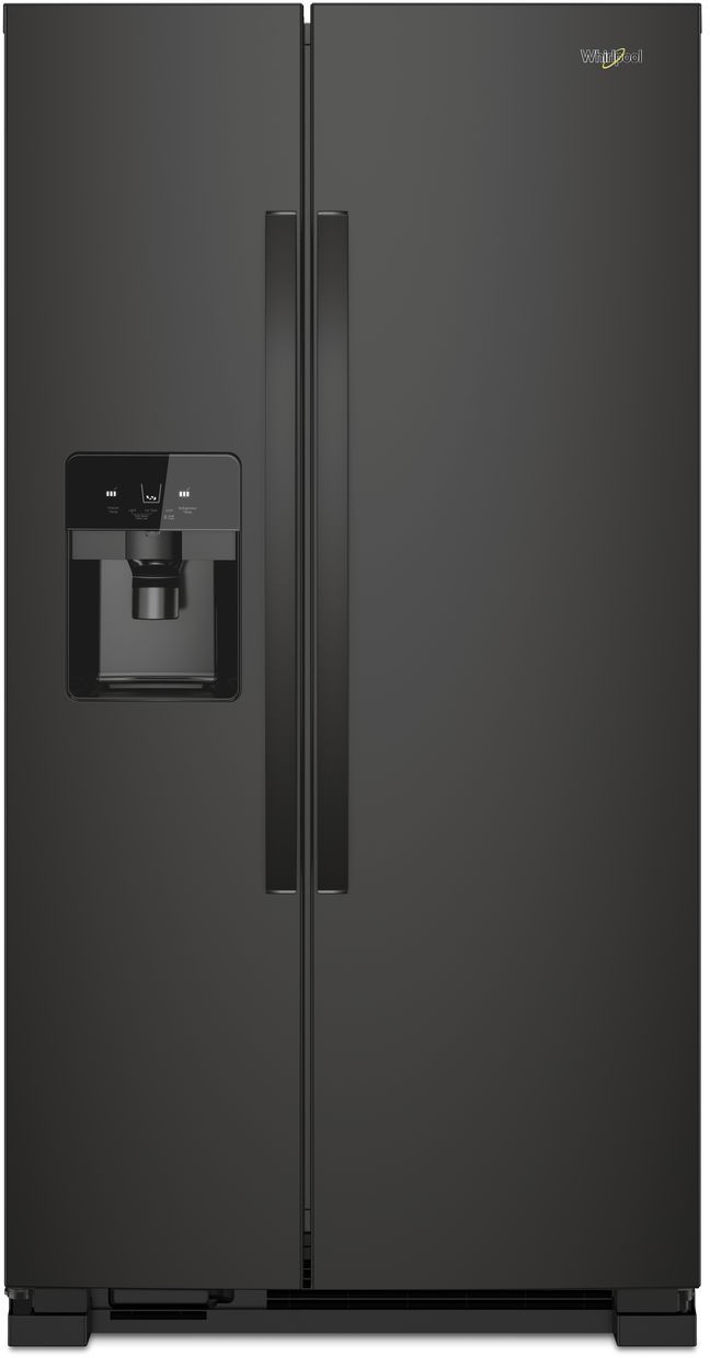 36 Inch 36"" Side-by-Side Refrigerator - Whirlpool WRS325SDHB