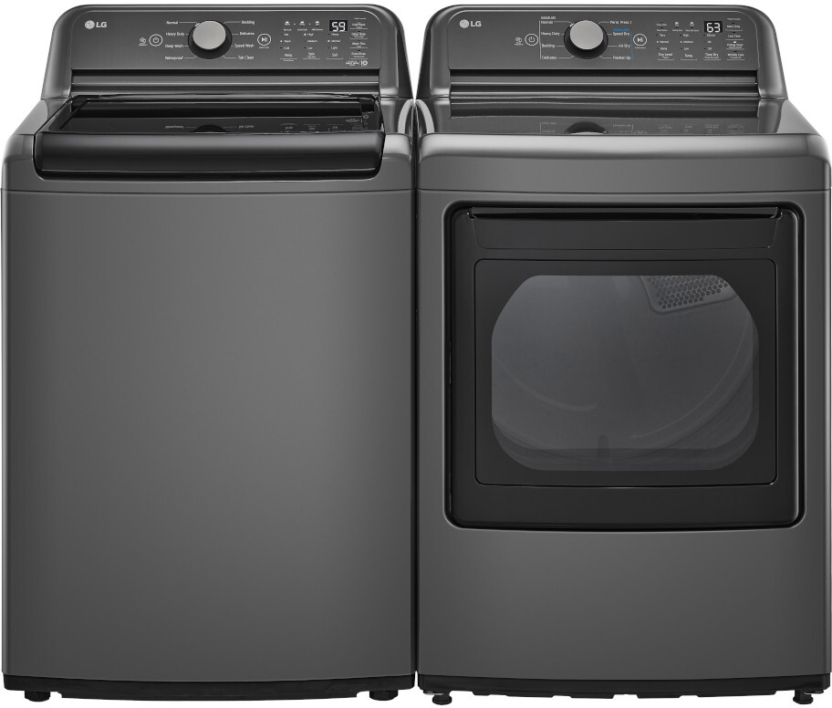 LG Top Load Washer & Dryer Set LGWADREM7150 -  WT7150CM