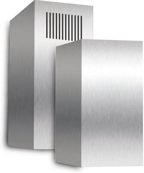 XO XOEDCJ2 Telescoping Duct Cover for Ceilings up to 10′ High – Fits all XOJ Models, in Stainless Steel