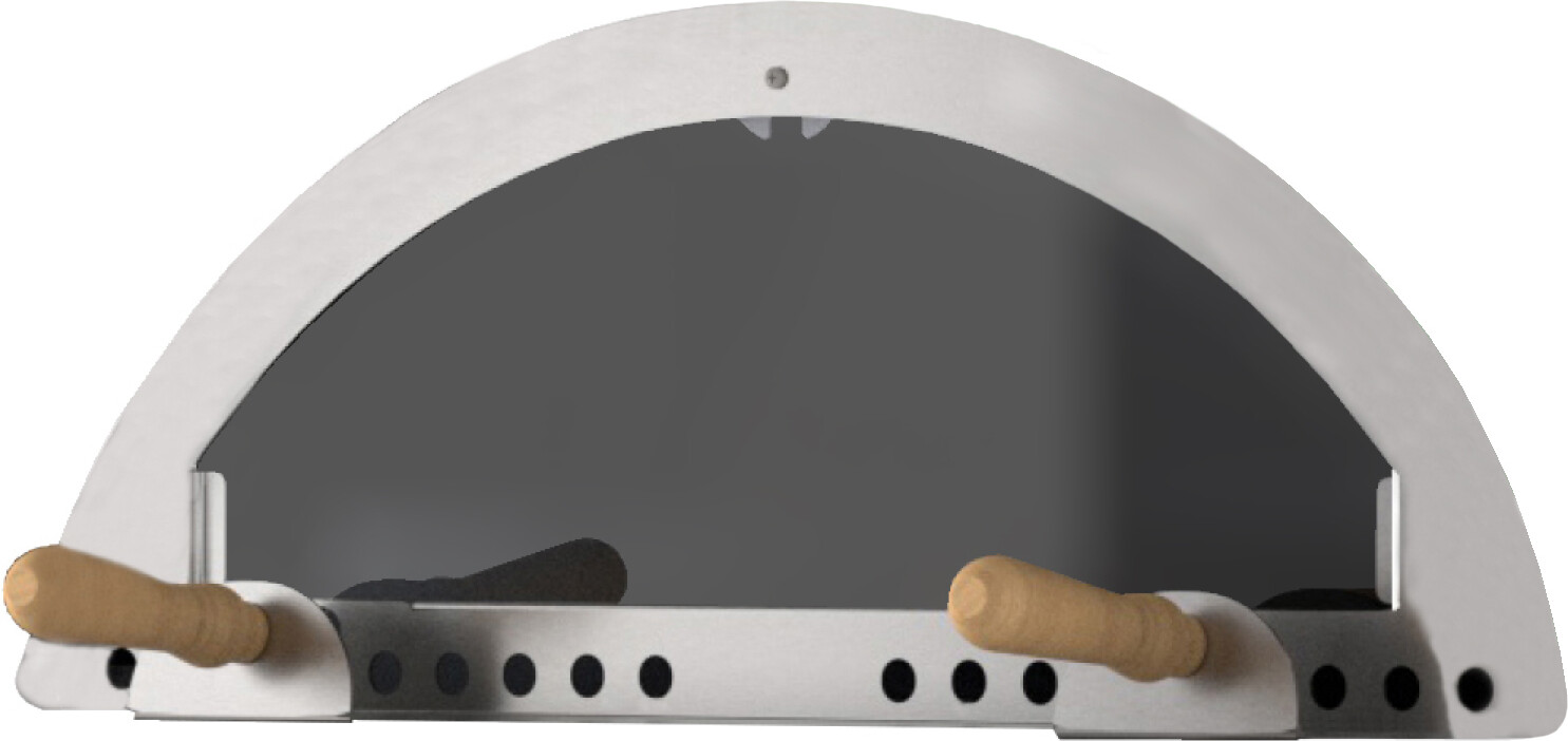 XO XOPIZZA4GD Glass Pizza Oven Door, in Stainless Steel