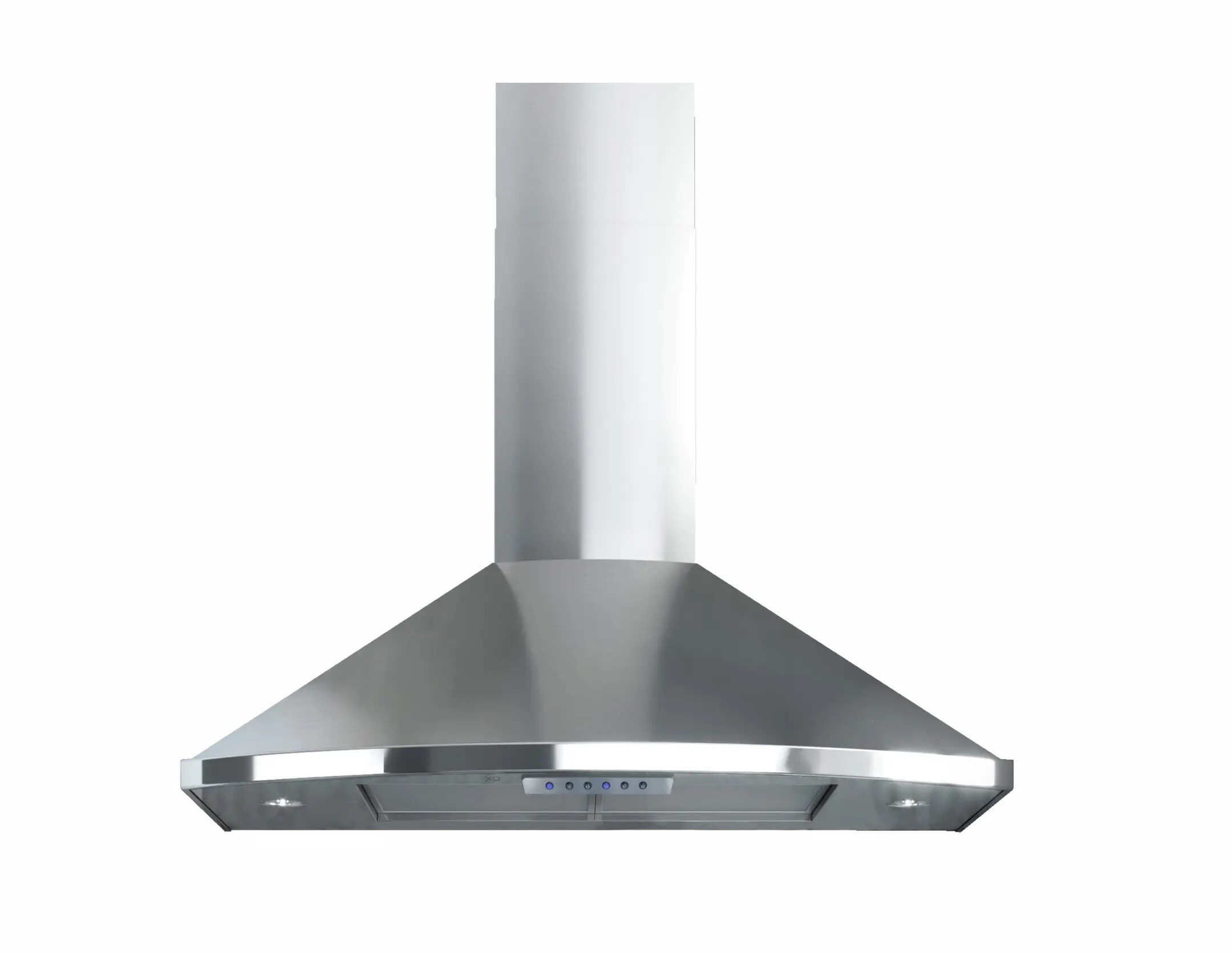 XO XOS36SC 36 inch Wall Mount Range Hood with 600 CFM, Code Compliance Control, LED Lighting, and Aluminum Mesh Filter, in Stainless Steel