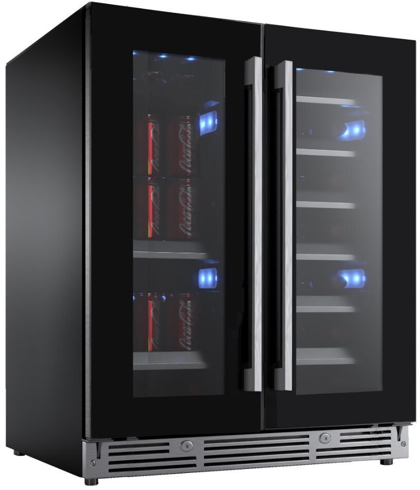 30" Beverage/Wine Double Door — FIN-0019999 | Fridge.com
