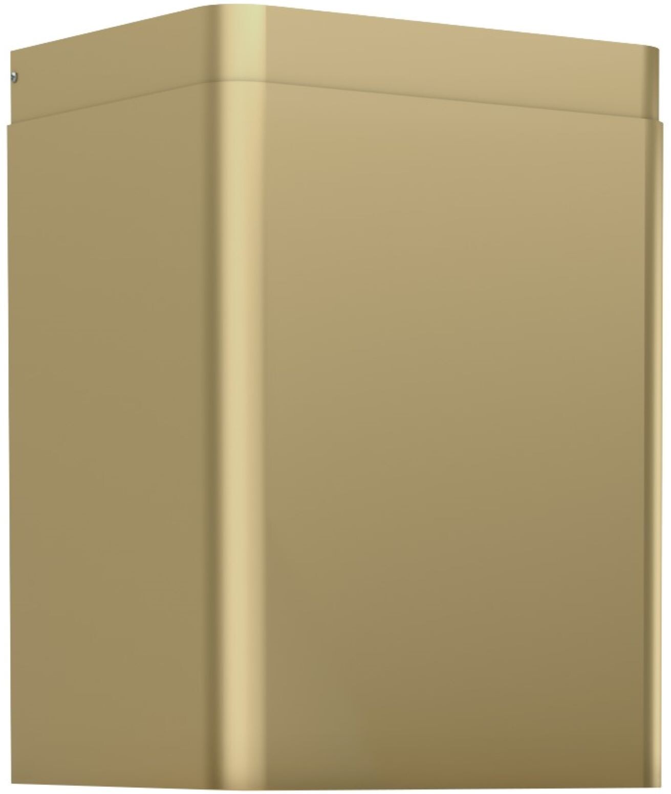 Zephyr Z1C00MESG Satin Gold Duct Cover Extension for DME Hoods