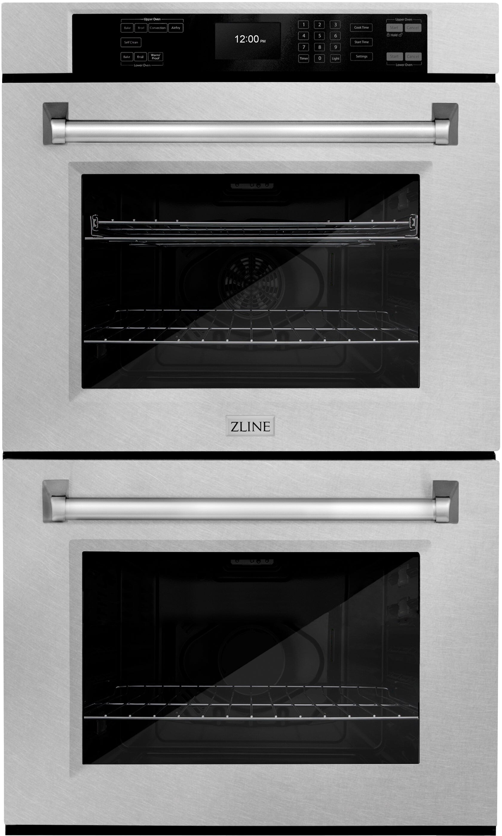 ZLINE WADS30 30 inch Double Wall Oven with 10 cu. ft. Total Capacity, True Convection, Air Fry Mode and Self Clean (Stainless Steel)