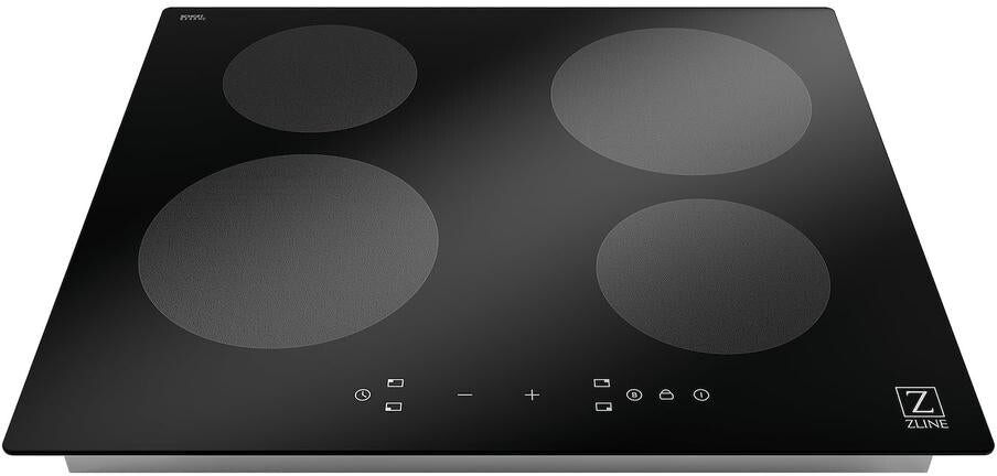 ZLINE RCIND24 24 inch Induction Cooktop with 4 Elements, Power Boost Mode and Residual Heat Indicator in Black
