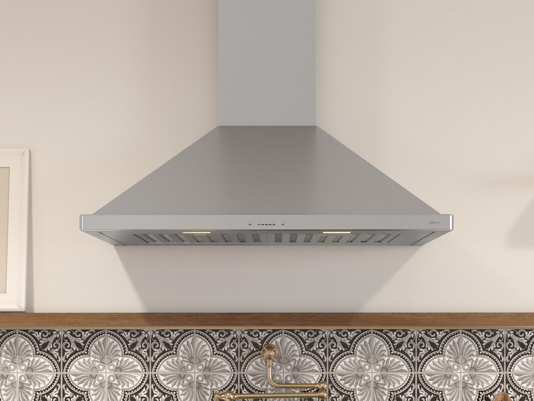 Core Collection siena_es 30"" Wall Mount Chimney Style Internal Blower - Zephyr ZSIE30BSES