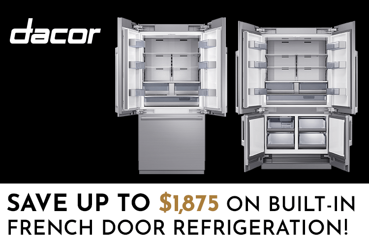 Dacor DRF425300AP 42 Inch Panel Ready BuiltIn 4 Door French Door