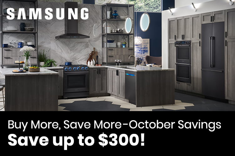 Samsung SARECTRHWODW338 5 Piece Kitchen Appliances Package with French