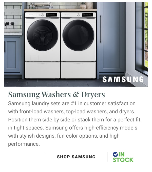 Washers & Dryers In Stock and ready to ship AJ Madison