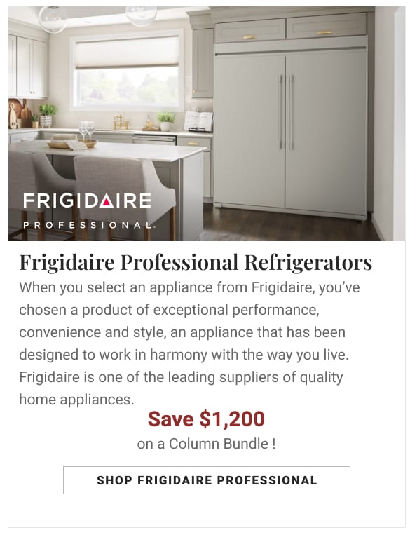 Refrigeration Save 1,200 on Frigidaire AJ Madison
