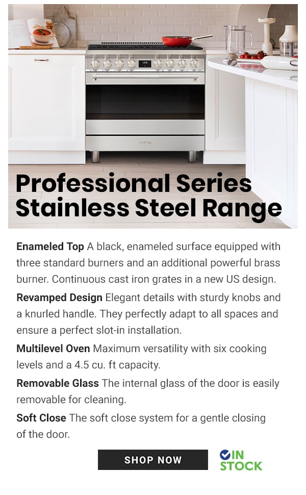 Professional Stainless Steel Range