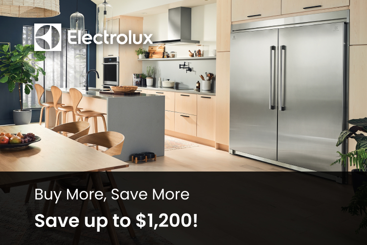 Electrolux EXREFR3 Side-by-Side Column Refrigerator & Freezer Set with 32  Inch Refrigerator and 32 Inch Freezer in Stainless Steel