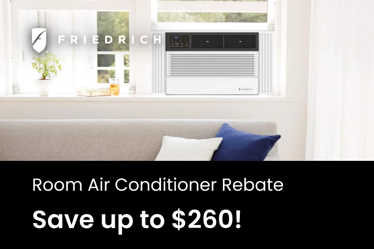 Friedrich CCF08A10A 8,000 BTU Smart Window Air Conditioner Friedrich CCF08A10A 8,000 BTU Smart Window Air Conditioner