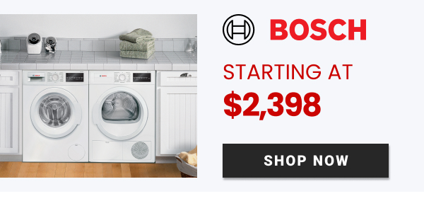 Bosch Laundry Sale