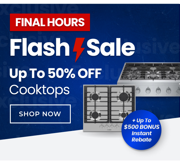 Cooktops Flash Sale