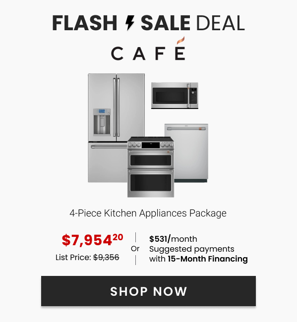 Café 4-Piece Kitchen Appliances Package