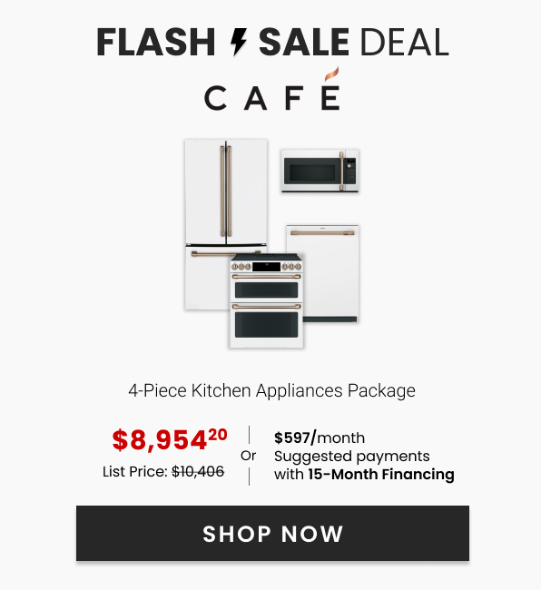 Café 4-Piece Kitchen Appliances Package