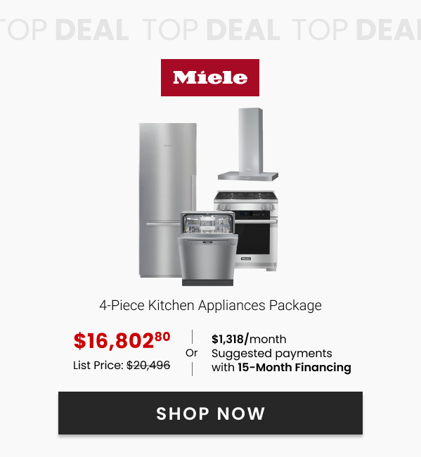 Miele 4-Piece Appliances Packages