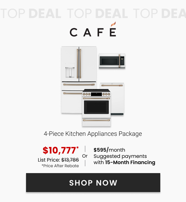 Café 4-Piece Kitchen Appliances Package