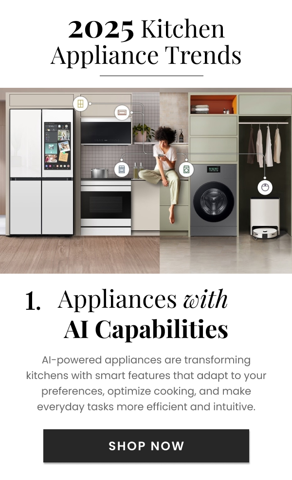 Shop Appliances with Ai Capabilities