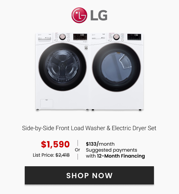 LG Smart Side-by-Side Washer & Dryer Set