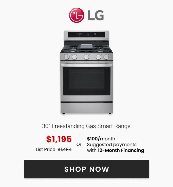 LG Smart Gas Range