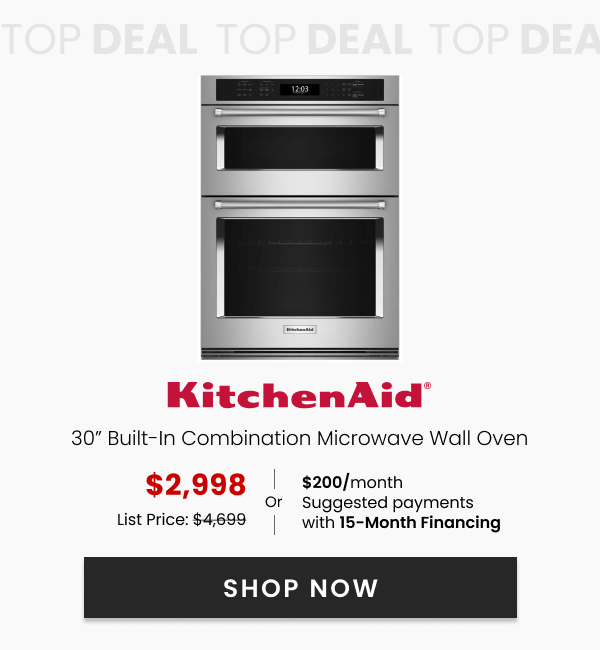 KitchenAid 30 Inch Built-In Combination Microwave Wall Oven