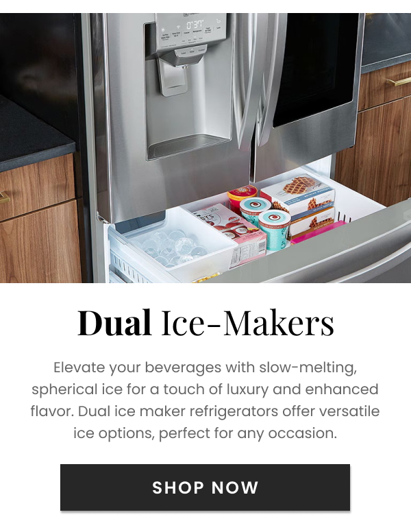 Dual Ice Makers