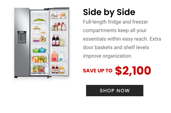 Side by Side Refrigerators