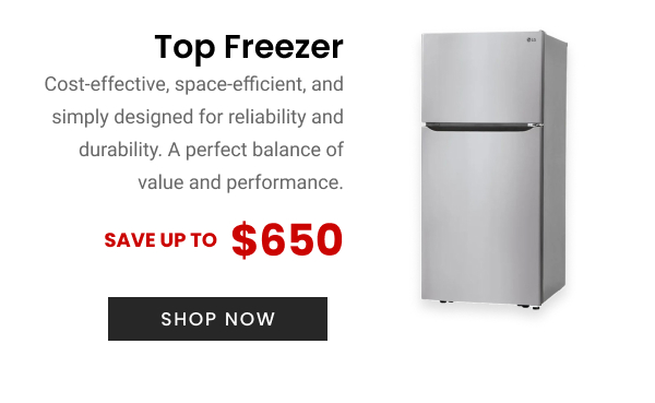 Top Freezer Refrigerators