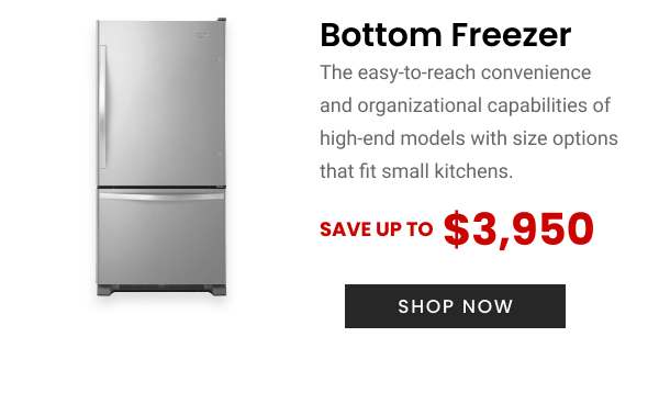 Bottom Freezer Refrigerators