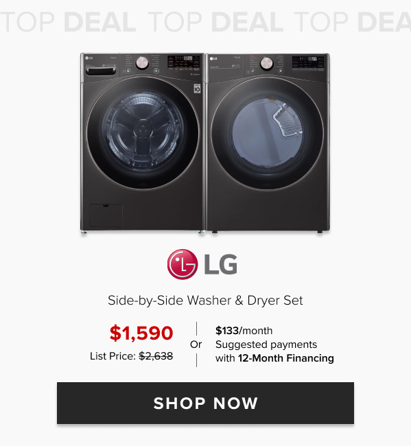 Top Deal - LG Washer Dryer Set