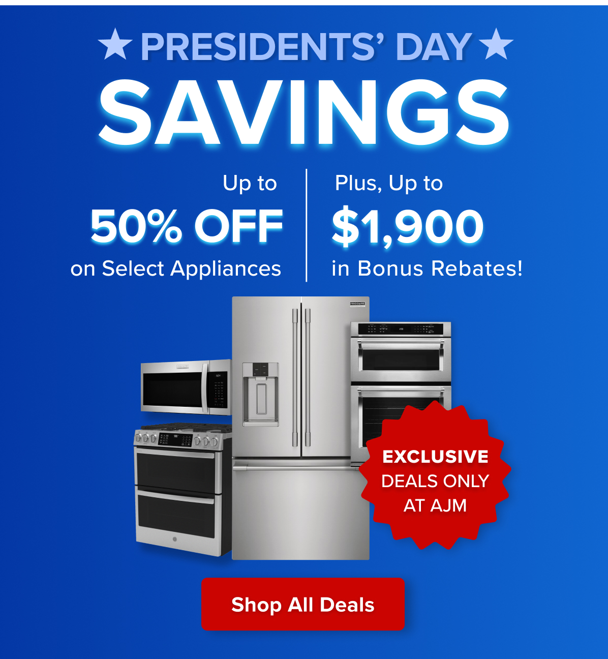 Presidents Day Savings at AjMadison