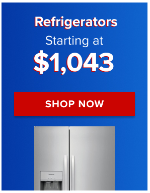 Refrigerators Starting at $1,043