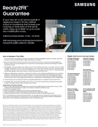 Samsung: Cooktop & Wall Oven Fit Guarantee – Save Up to $300