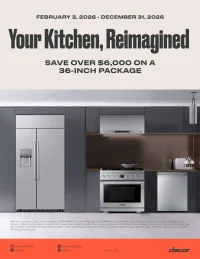 Dacor: Save over $6,000 on 36" Kitchen Package