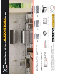 XO Dream Bigger Awesome Bonus – Free Access Doors or 50% Off Combo/Cart with Grill Purchase