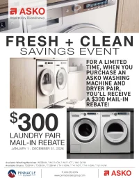Asko: $300 Laundry Pair Promo