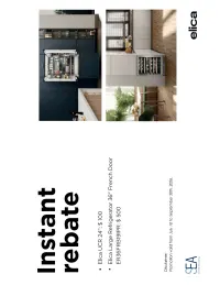 Elica: Save up to $500 Instantly on Qualifying SKUs