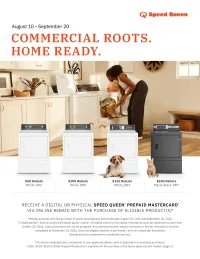 Speed Queen: Save up to $200 on Qualifying Speed Queen Dryer