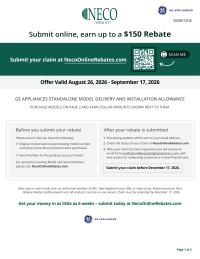 GE: Installation Allowance save $150