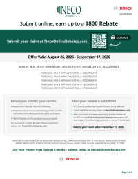 Bosch: Buy More Save More Up to $800