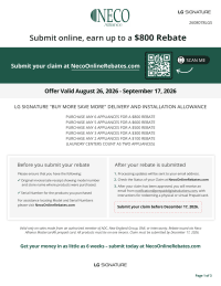 LG SIGNATURE: Buy More Save More Up to $800
