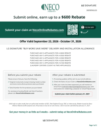 LG SIGNATURE: Buy More Save More Up to $600