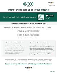 Whirlpool: Buy More Save More Up to $600