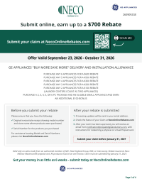 GE: Buy More Save More Up to $600