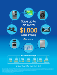 Samsung: Buy More Save More Up to $1,000