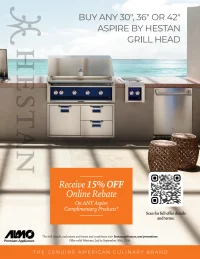 Hestan Aspire: FREE Undercounter Refrigerator with Grill Purchase
